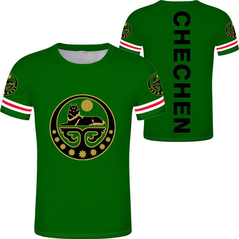 Summer Round Neck 3D Chechen Themed Graphic Print Top Fashionable Casual Short Sleeved Men's T-shirts