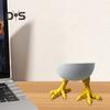 Фарфоровый держатель в виде куриной лапки, 3D-печатная белая статуэтка в виде куриных лапок, скульптура для домашнего офиса, книжной полки, украшения для рабочего стола, орнамент