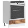 VidaXL Oven Cabinet Kalmar Old Wood Engineered Wood, Oven Unit, Kitchen Oven Cabinet, Oven Base Unit, 853525