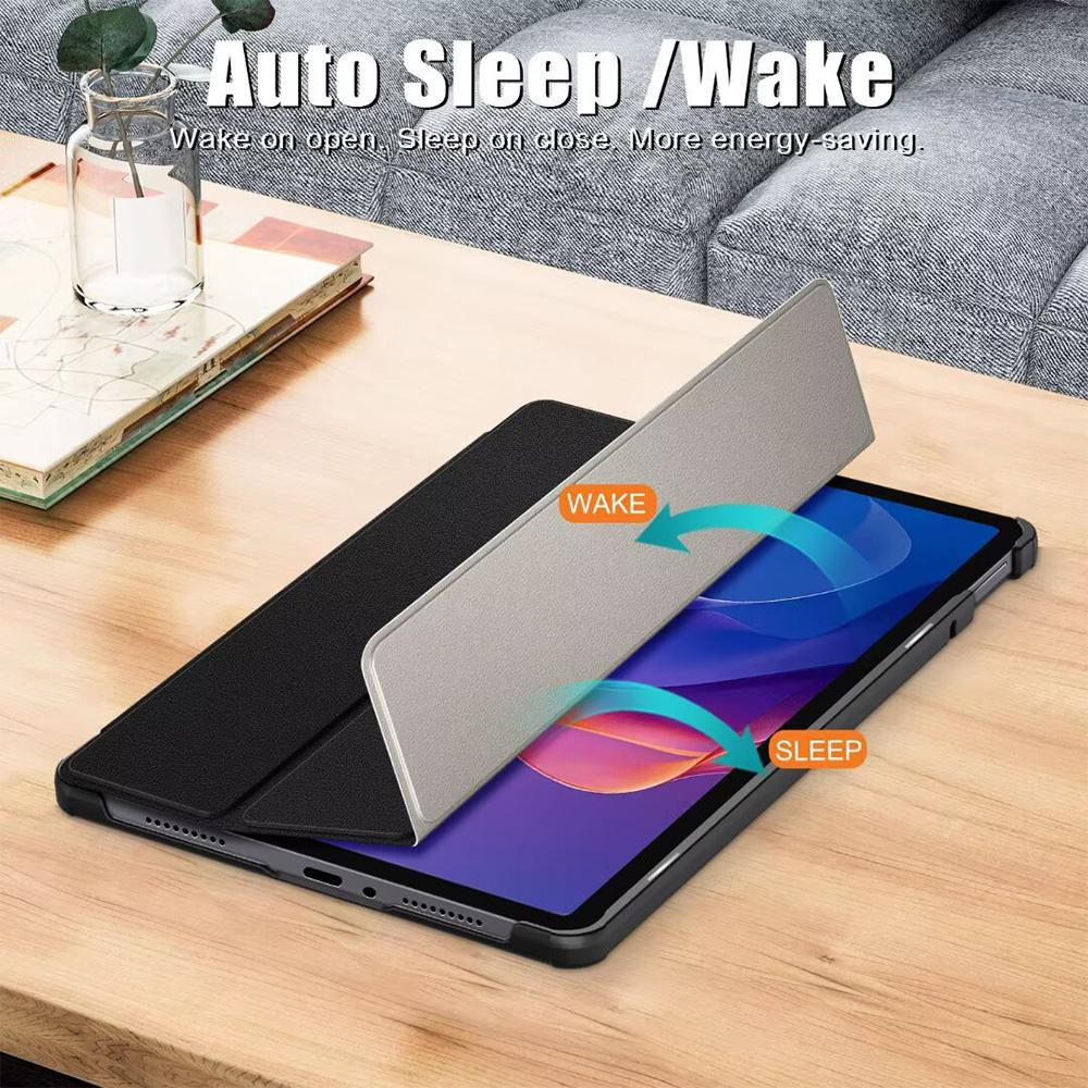 Чехол для планшета Redmi Pad 2 2026, с функцией Smart Sleep/wake, Складная подставка, Черный