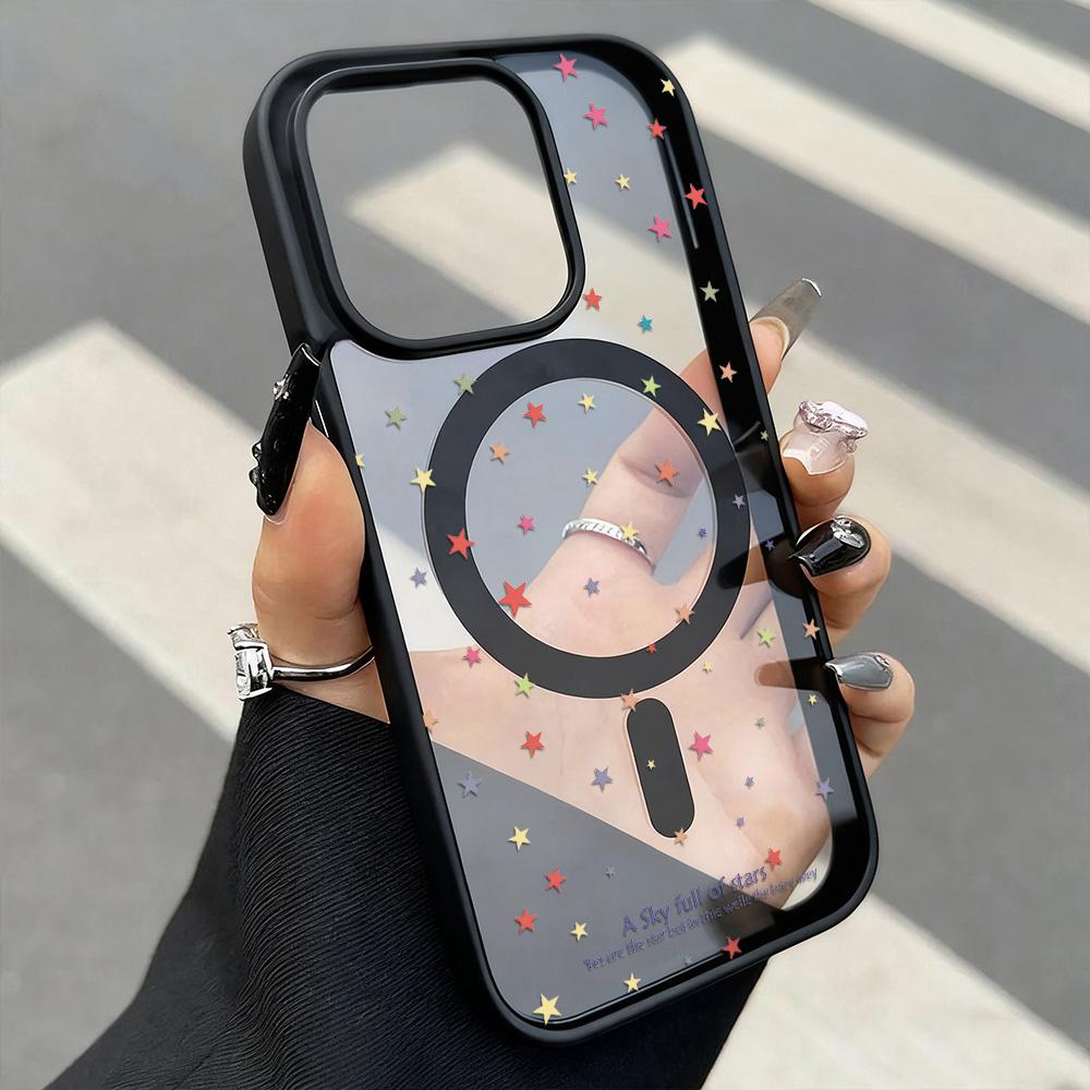 Магнитный чехол для телефона для iPhone 11 12 17 14 15 Pro Max 15 14 16 Pro13 14 15 16 Противоударный чехол Магнитное кольцо Mag-Safe Задняя крышка