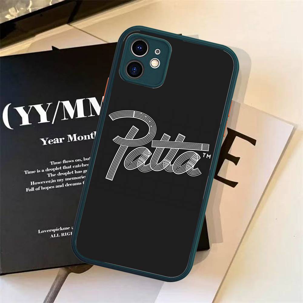 Модный Матовый Защитный Чехол P-pattas Для IPhone 16 15 14 13 12 11 Pro Max X XS MAX Защитный Чехол