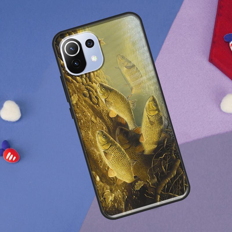 Chub Carp Fish Cover For Xiaomi 14 Ultra 13 11T 12T 13T 14T Pro POCO X7 X6 Pro X3 X5 F3 F5 M6 F6 Pro Case
