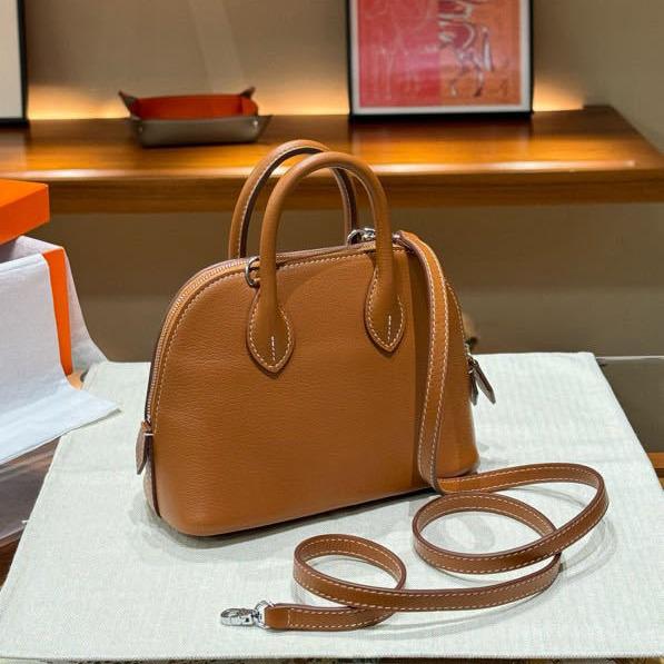 2024 Мини-сумка кроссбоди из натуральной козьей кожи для женщин