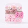 10Pcs Luxury Nylon Elastic Headband Flower Lace Hair Ties  for Baby Girl Infant Newborn Toddler