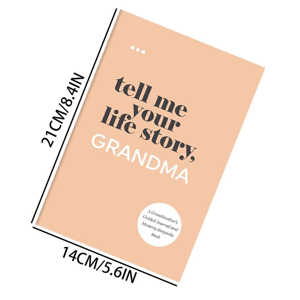 Leather I Want Hear Your Story Notebook To Share Their Life Mom's Memory Books