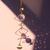 Crystal Star Hexagon Diamond Prisms Sun Catchers Hanging Rainbow Chaser for Window Curtain Pendant Wind Chimes Home Garden Decor