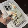 Розовый чехол для телефона с цветочным узором вишни для iPhone 17 16 15 14 13 12 11 Pro Max XS X XR 7 8 Plus 16E 17 Air Ударопрочный бампер