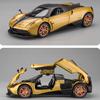 Масштаб 1/22 Huayra Dinastia Supercar, литая под давлением модель автомобиля, игрушечный автомобиль с выдвижным механизмом, звуком и светом для детей, коллекция подарков для мальчиков и девочек