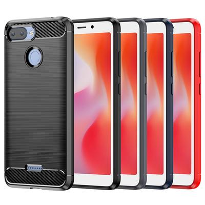 Для xaomi redmi 6 6a 7 7a Чехол из углеродного волокна Чехол для xiaomi redmi 6 7 pro Противоударные чехлы для телефонов Прочный гибкий бампер-домик