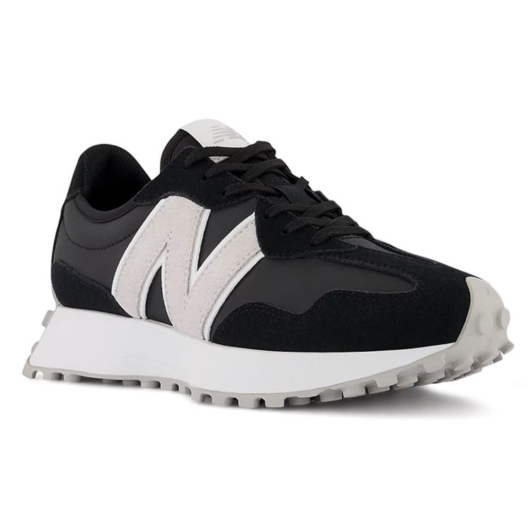 New Balance 327 Черные Облачные Кроссовки для Женщин Белые WS327LW