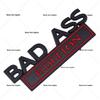 Bad Ass Edition Metal Car Decal for Vehicle Customization