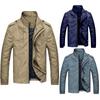 Men's Casual Windbreaker  Stand-up Collar  Fashion Outwear Stand Slim  Jackets Casual Bomber