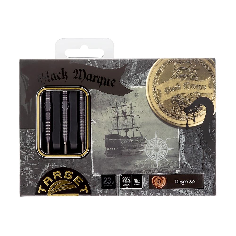 Target JAPAN BLACK СЕРИЯ MARQUE СТАЛЬНЫЕ ДАРТСЫ SWISS POINT 23г Модель игрока Мэтью Ли DRACO2.0 <190553>