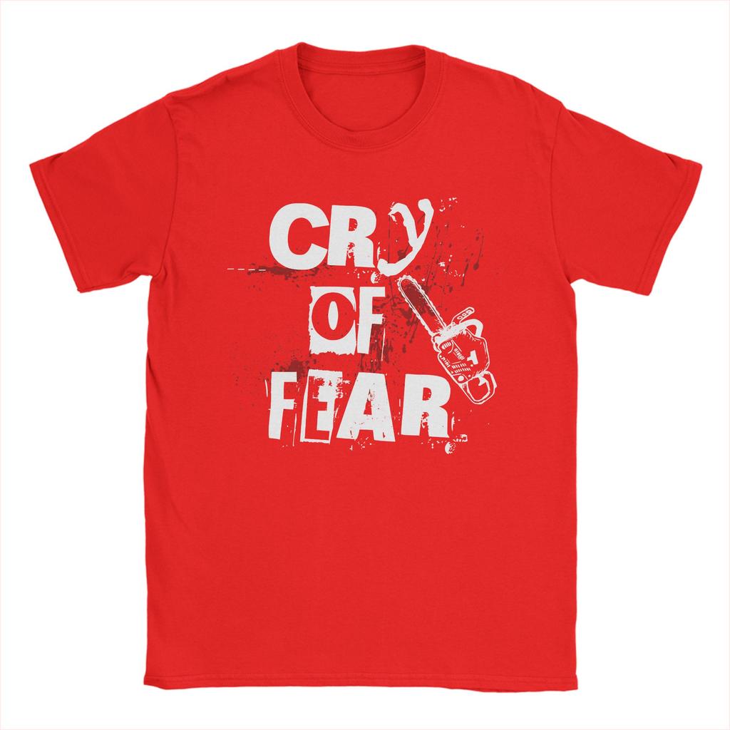 Футболка с графическим принтом Simon Henriksson Cry of Fear для унисекс, из чистого хлопка, с коротким рукавом