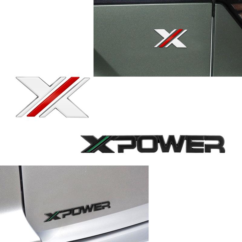 1 шт. X XPOWER Логотип 3D Металл Внешний Автомобильный Боковая Наклейка на Багажник Значок Эмблема Авто Стайлинг Для MG 5 6 7 ZS HS GS 3 TF 5 RX5 GT Аксессуары
