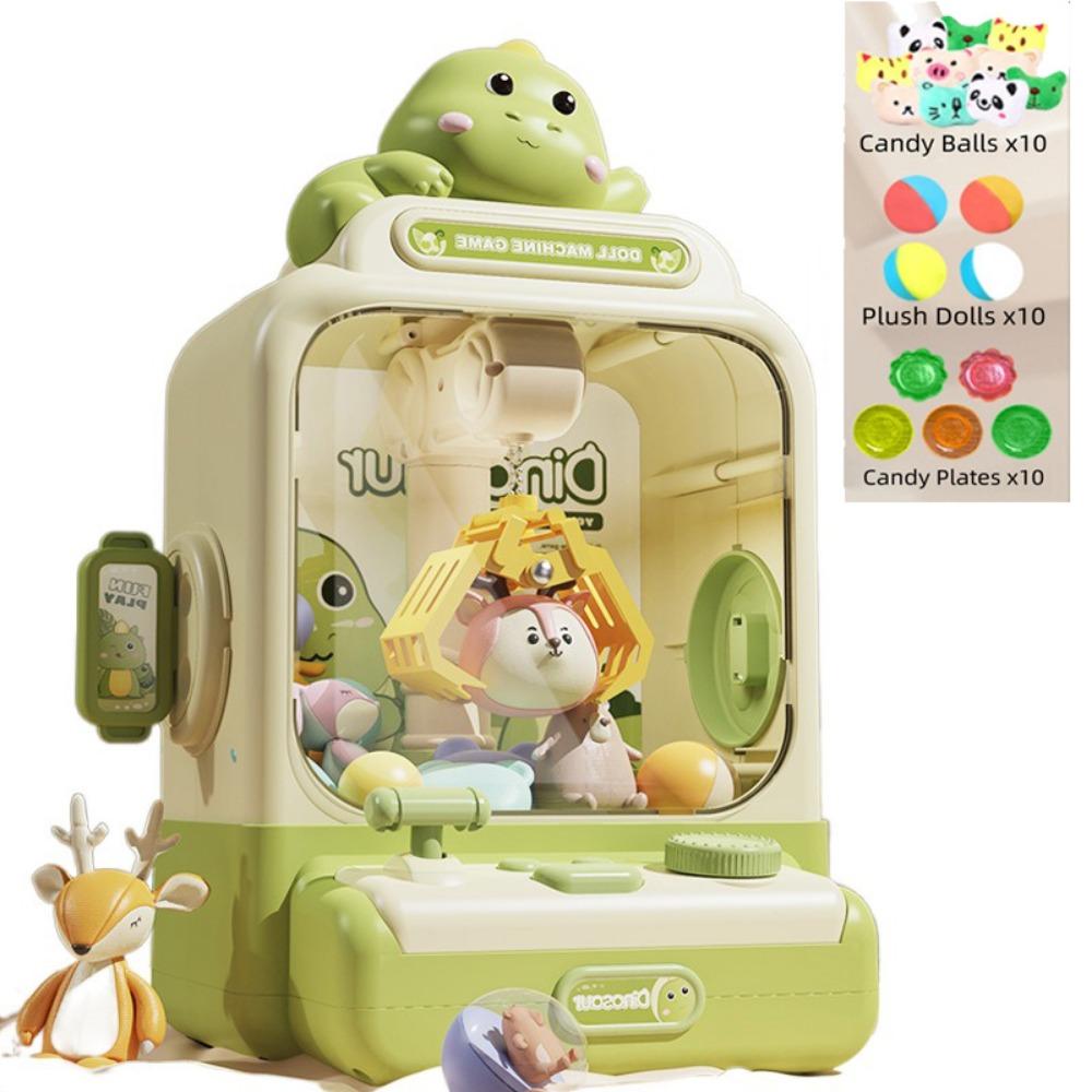 Electronic Mini Clip Doll Machine Strong Grip Cartoon Claw Crane Machine  Arcade Game