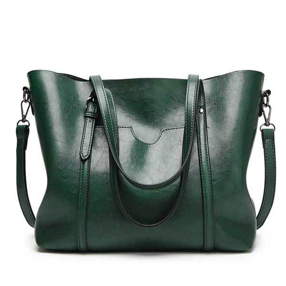 Shoulder Bags for Women Oil Wax Leather Handbag Designer Women Messenger Crossbody Bags Tote