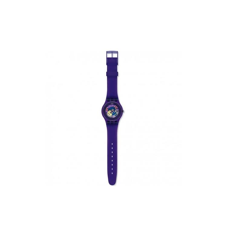 Swatch Унисекс фиолетовые часы SUOV100 SUOV100