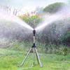 360 Rotary Irrigation Sprinkler Head With Tripod Telescopic Support Automatic Rotating Sprayer Garden Watering Sprinkler Head