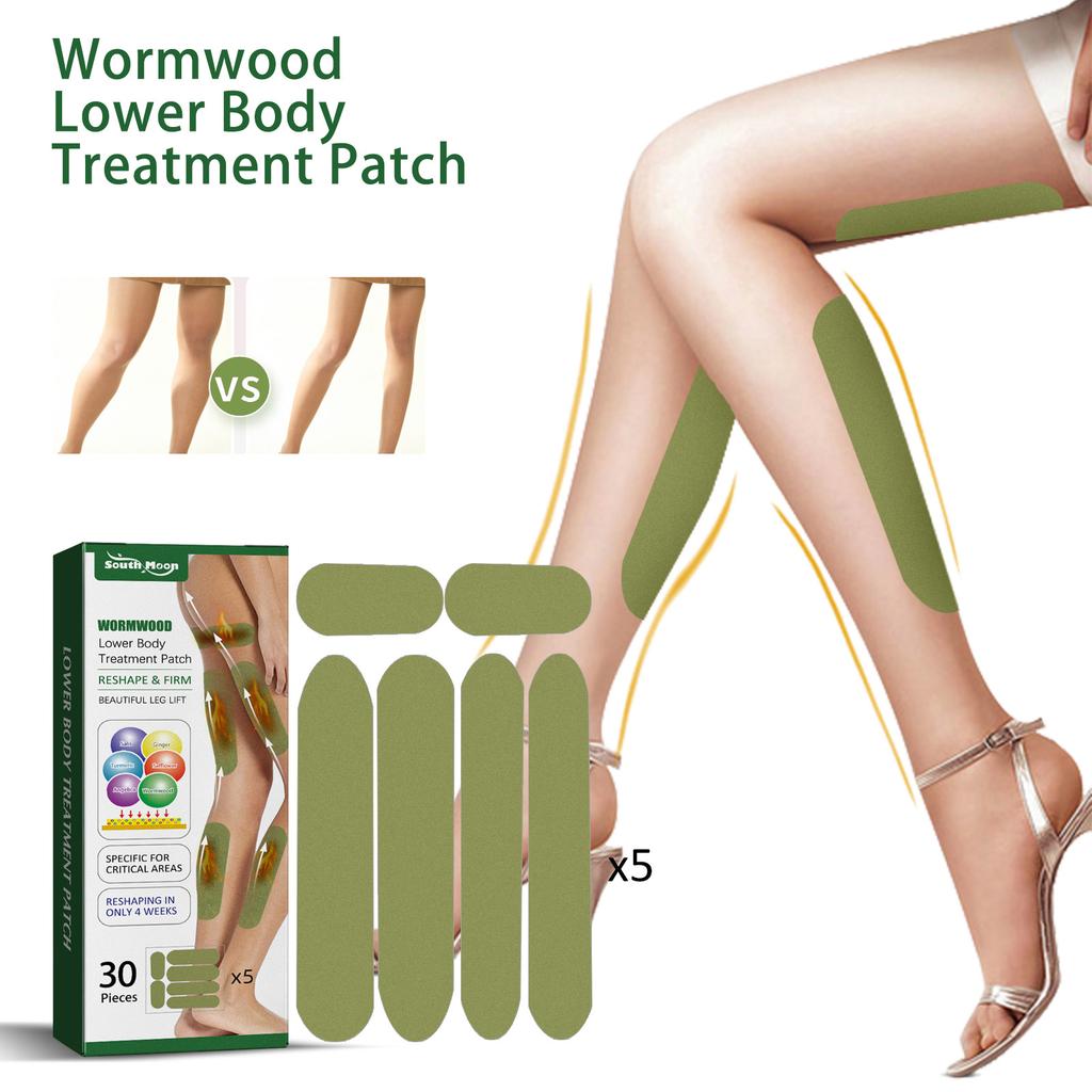 Cellulite Reduction Patches Natural Herbal Formula Leg Slimming Shaping Moisturizing Asiatic Wormwood