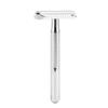 Long Handle Safety Razor Zinc Alloy Safety Razor Reusable Manual Shaver Double Edge Razor for Men