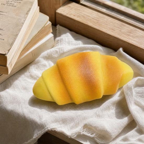 Круассан Антистресс Мялка Игрушка-сквиш Симулированный Хлеб Сенсорная Игрушка-непоседа Медленно восстанавливающаяся Игрушка Для дома Офисного работника Расслабление Настольная Игрушка TPR