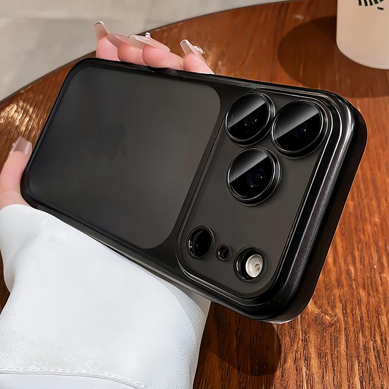 Роскошный Матовый Электроplated Чехол Для Телефона Для iPhone 17 13 14 15 16 17 Pro Max Plus Air PC Жесткий Прозрачный Бампер Чехлы Обложка
