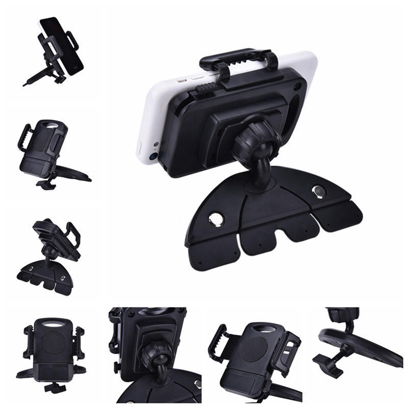 Универсальный автомобильный держатель для телефона с CD-слотом, подставка для мобильных телефонов iPhone Samsung