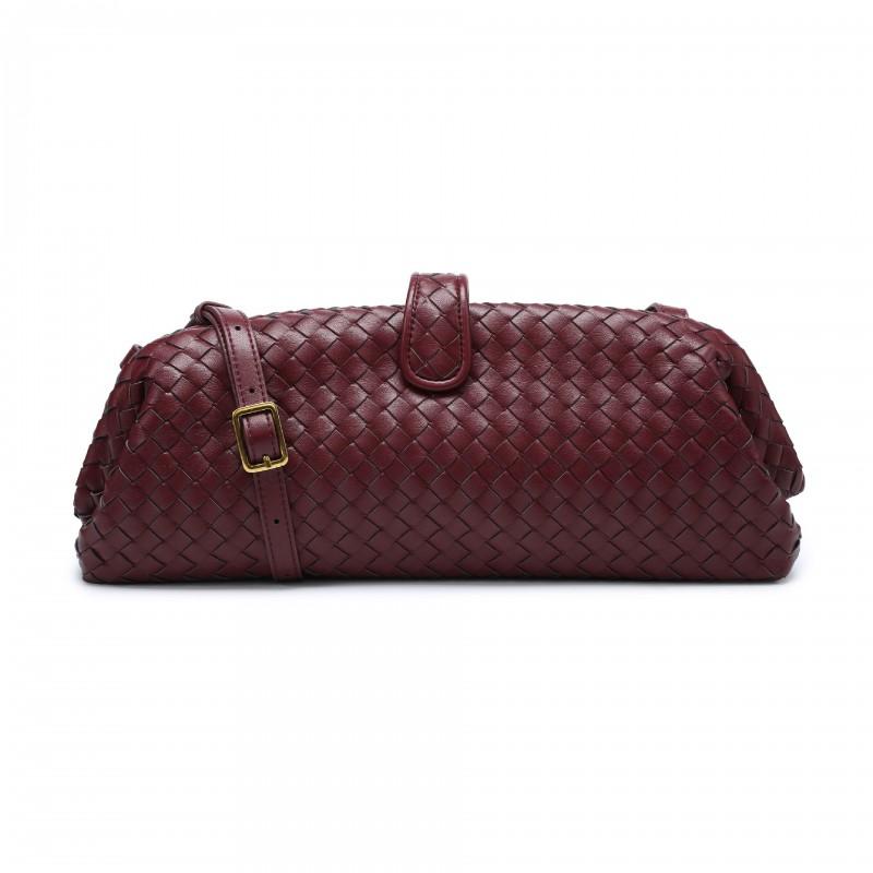 B Woven Clutch Bag Women Versatile Evening Crossbody