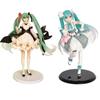 Action Figures Kawaii Swimsuit Vocaloid PVC Collectible Model Toys Girl Gift