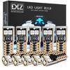DXZ 10 шт. W5W T10 светодиодные лампы Canbus 6SMD 12 В WY5W 194 168 Распродажа автомобиля Внутренняя карта Купольные фонари Парковочный свет Авто сигнал