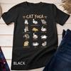 Йога для кошек Позы кошек Практикующих осознанную медитацию Котёнок Футболка