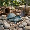 Cast Iron Turtle Key Box Large Capacity Spare Key Holder Secret Storage Box  Garden Decoration
