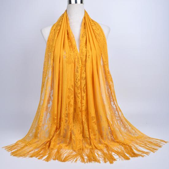 Women Chiffon Prayer Shawl Solid Color Versatile Turban Beach Towel Scarf Breathable Fabric Beach Towel Shawl