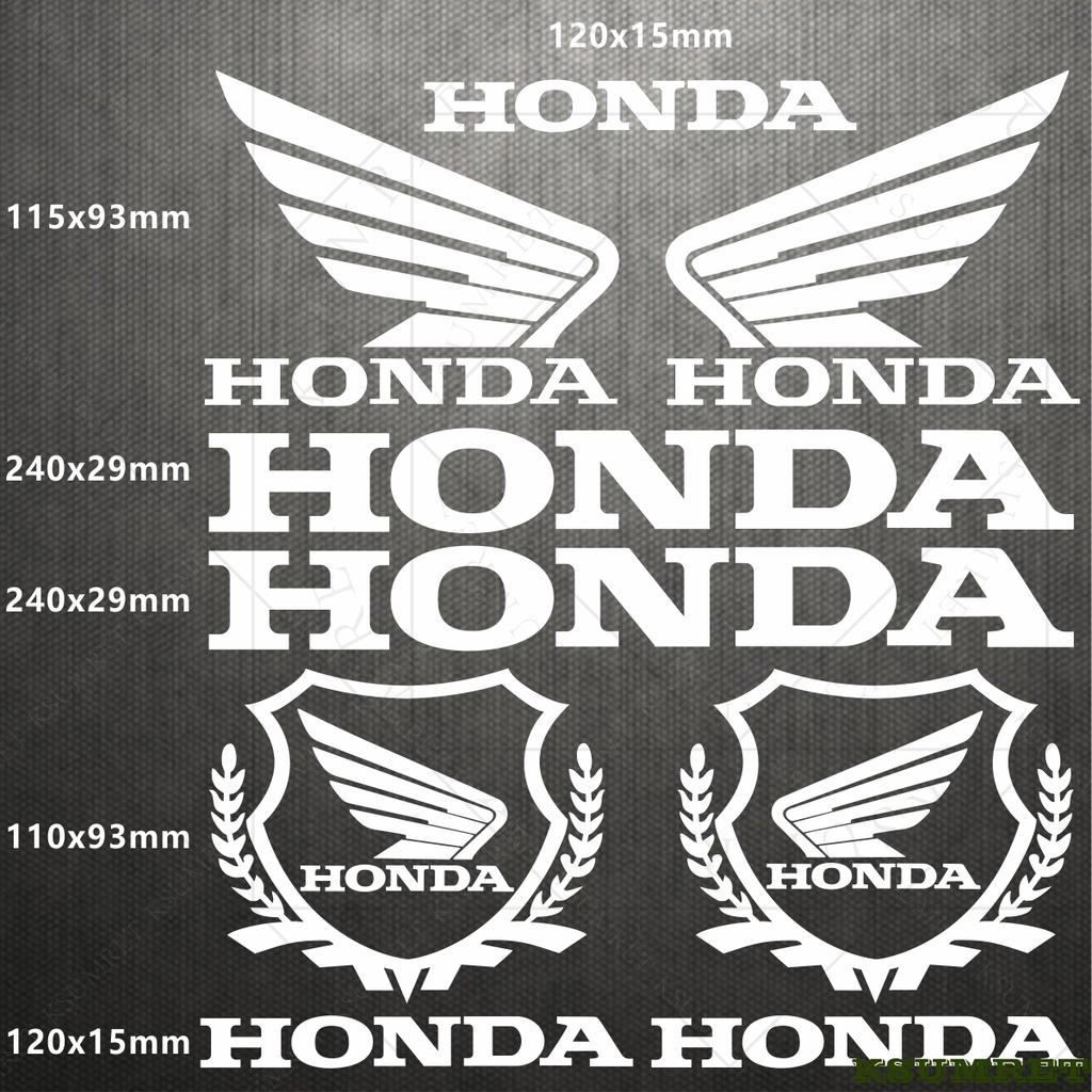 pzsh2 For Honda Motorcycle Sticker Decal Tank Logo Waterproof