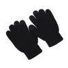 Kids Touches Screen Gloves Soft & Breathable Winter Warm Mittens Solid Knit Gloves for Outdoor Activities School Travel