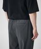 MUSINSA STANDARD [Cooltandard] One-Pleat Wide Elastic Waist Slacks [Gray]