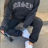 Спортивные наборы Женская мода Свободные костюмы с капюшоном Сплошной цвет Спортивная одежда Толстовка Длинные брюки Костюм