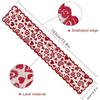 M-Modern-Red Lace Table Runner Heart Decor Table Runner 13 X 72Inch, Wedding Valentines Day Romantic Heart Table Runner