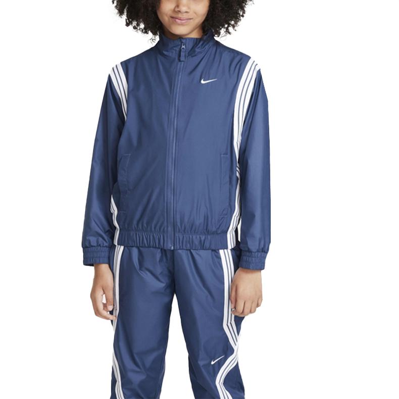 Nike Куртка Мистический Глубокий Синий/Белый Детская Возраст 3 7 Лет FZ5233-461