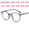 Classic Transparent Round Glasses Frame Women Myopia Glasses Men Vintage Eyeglasses Optical Spectacle -0.5 -1.0 -1.5 To -6.0