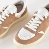2025 новая мода маленькие белые туфли женские универсальные с круглым носком на шнуровке повседневные кеды из кожи