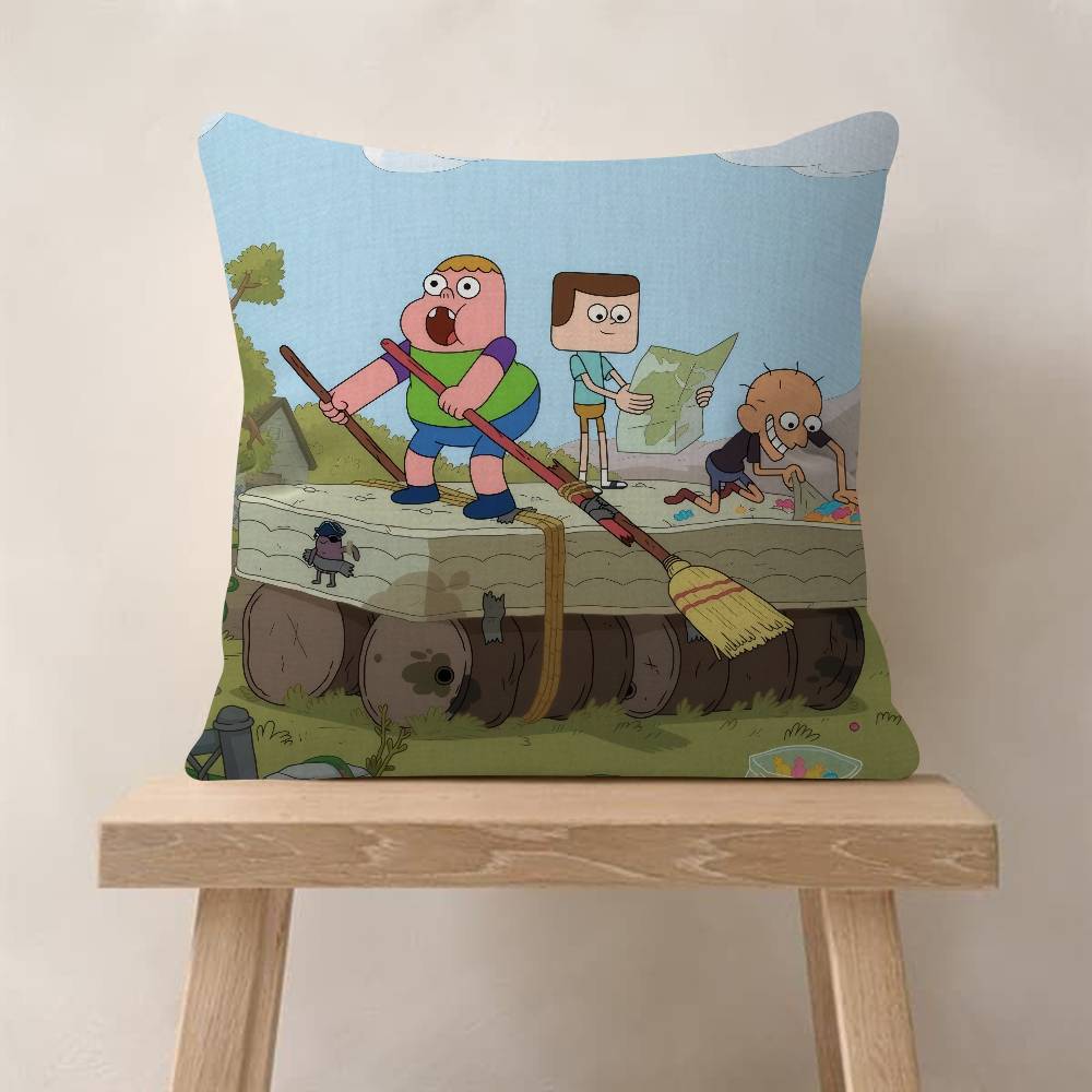 Cartoon CClarence fun pillow cover sofa cushion cover home room decoration children gift