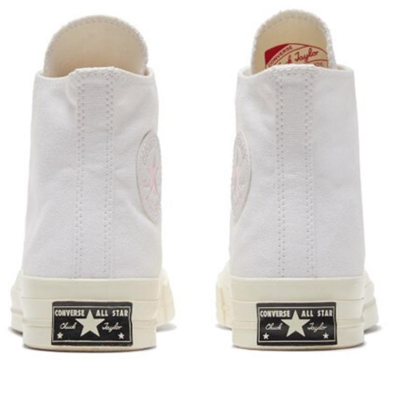 Converse Chuck Taylor All Star 1970-е Модные Универсальные Повседневные Высокие Кеды из Канваса Унисекс Белые