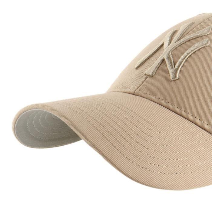 Casquette Réglable 47 Brand - MLB BASIC New York Yankees Khaki