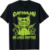 Футболка унисекс Cathullhu Kitten Cat Octopus Design Great Idea