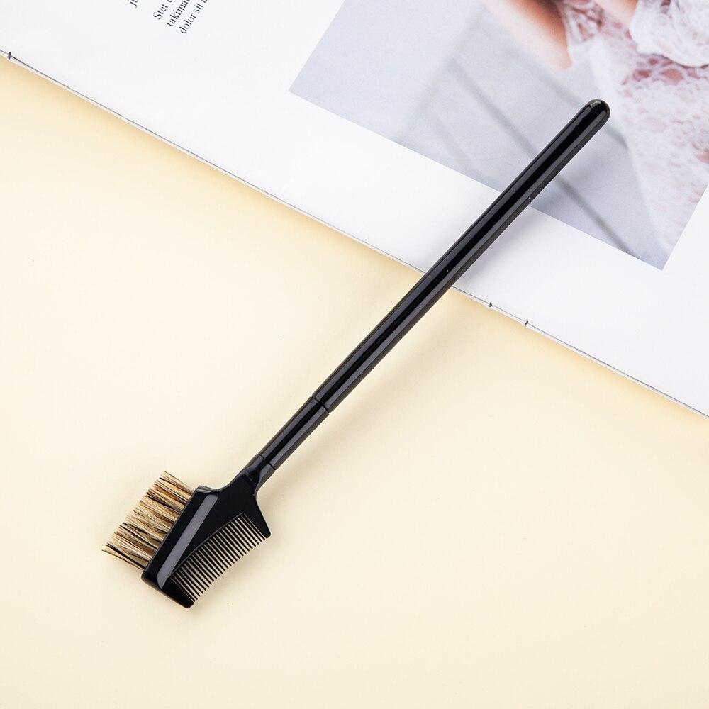 Расческа для ресниц с двойной головкой, расческа для бровей, кисть для бровей, кисть для макияжа, расческа для ремонта всей брови, кисть для бровей