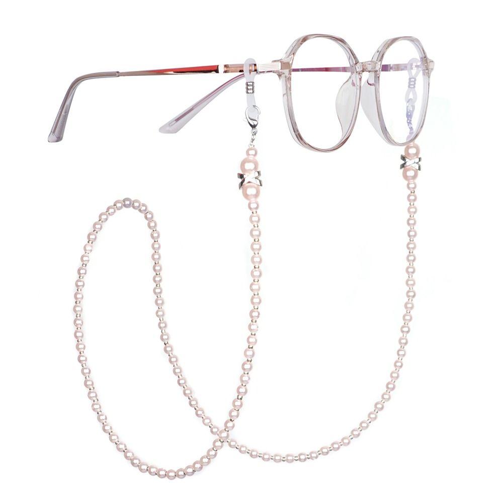 Imitation Pearl Sunglass Lanyard Straps Glasses Accessories Pearl Glasses Straps Universal