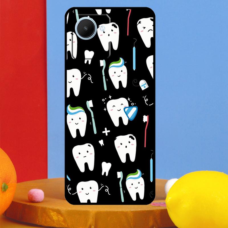 Стоматолог Стоматологический Зуб Медсестра Для Realme C51 C31 C67 C55 C53 C35 C33 C30 C21Y C25s 9 10 11 12 Pro Plus GT Neo 5 6 Чехол